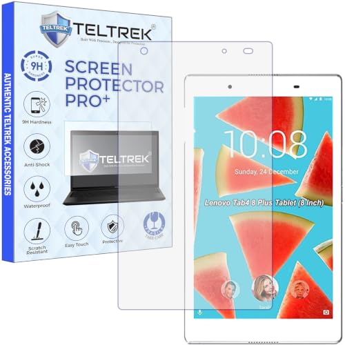 Image of Screen Guard Compatible With Lenovo Tab4 8 Plus Tablet (8 Inch Tablet) Flexible Fiber Screenguard Not a Tempered Glass Screen Protector