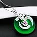 Natural Green Hetian Jade Butterfly Pendant Silver Necklace Chinese Jadeite Amulet Fashion Charm Jewelry Gifts for Women Her (Color : pink)
