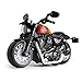 MING YING 66 Mini Toy Motorcycle - Pull Back Toy Cars with Sound and Light Toy,Toy Motorcycles for Toddlers,Motorcycle Toys for Boys Age 3-9 (Black)