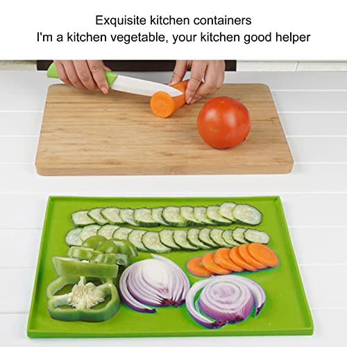 Silikon-Dehydratorschalen, BPA-freie Obst-Dehydrator-Matten in Lebensmittelqualität verhindern das Anhaften mit Kanten für Kekse für Jerky für Fruchtleder(Grün) – Bild 6