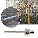 Yiju Canopy Rod Thimble Tent Supporting Rod Hanger Aluminum Alloy Frame Accessory Tent Tarp Pole Replacements for Backpacking, for 19mm