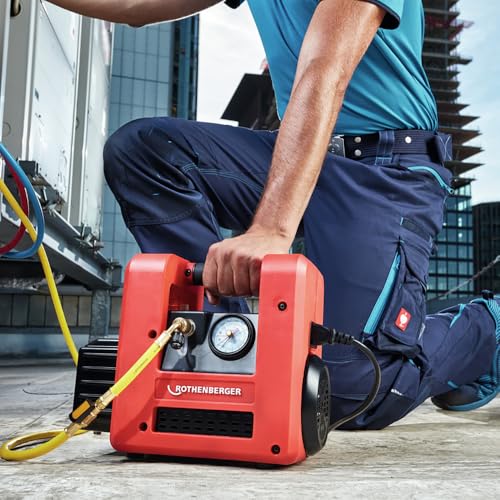 ROTHENBERGER ROAIRVAC R32 1.5 Zweistufige Drehschieberpumpe, 0-42 l/Min, 230V, 50/60Hz | 1000002399 | Vakuumpumpe