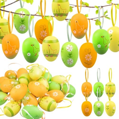 24 Bunte Ostereier Zum Befüllen - Leere Plastikeier Für Osterjagd & Dekoration