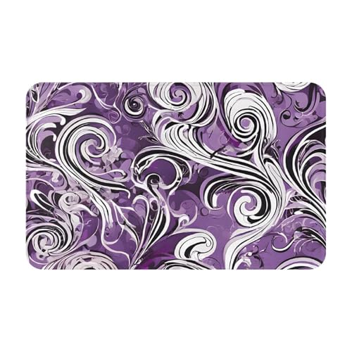 The Sea Witch Inspired Print Living Room Bathroom Kitchen Anti Slip and Absorbent Carpet, Indoor Entrance Door Muddy Floor Mat, Ultra Soft Washable Carpet 21x31.5 Inches