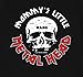 2Bhip Metal Babies Mommy's Little Metalhead Infant Bodysuit Black