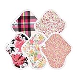 AENUANCE（エニュアンス）布ナプキン 防水 生理用 昼用 多い日 吸水ナプキン 5枚 セット吸水 35cc 尿漏れパッド 少量用 厚手 S AESWH-5P-V13