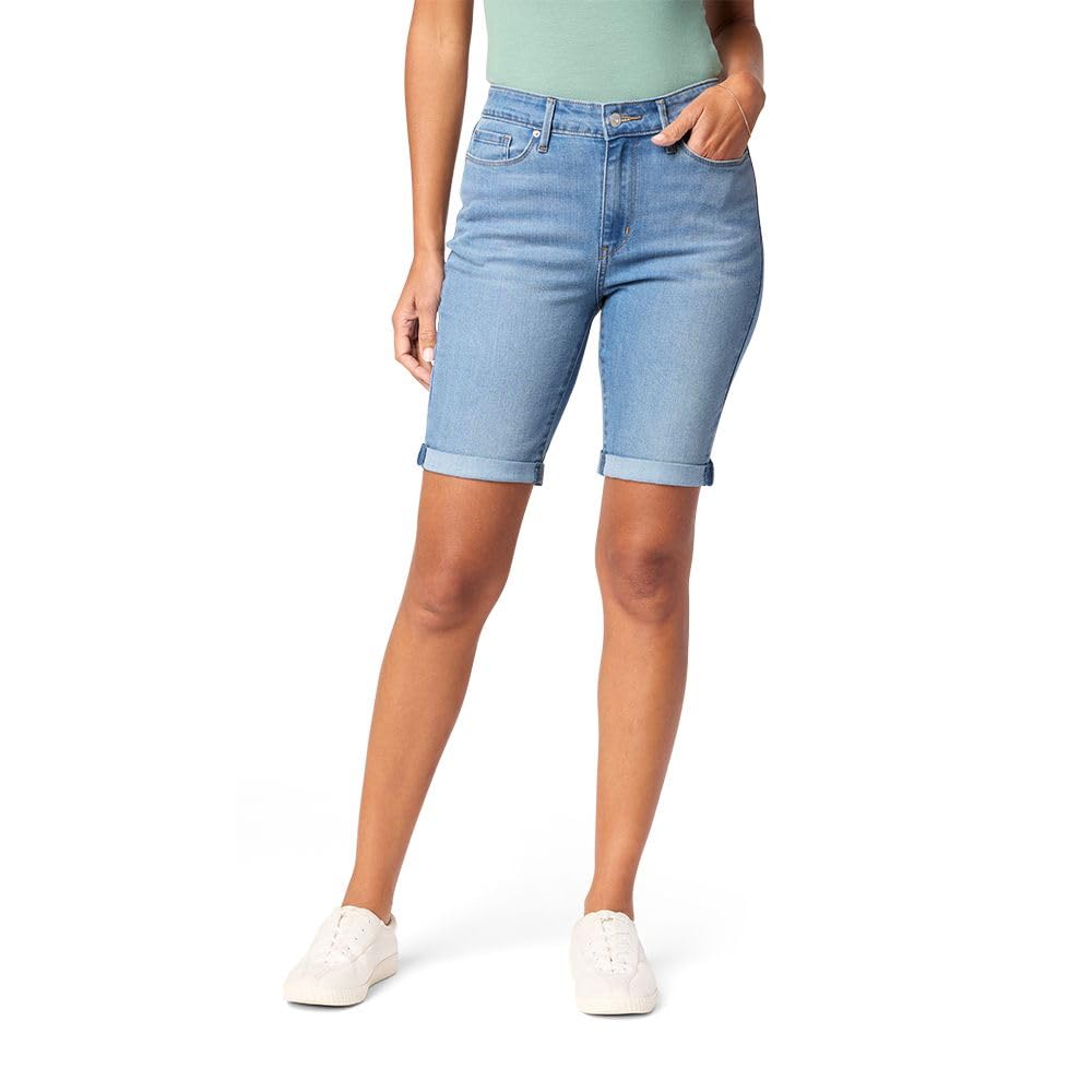 Signature by Levi Strauss & Co. Gold Womens Mid-Rise Bermuda Shorts (Available in Plus Size) Shorts