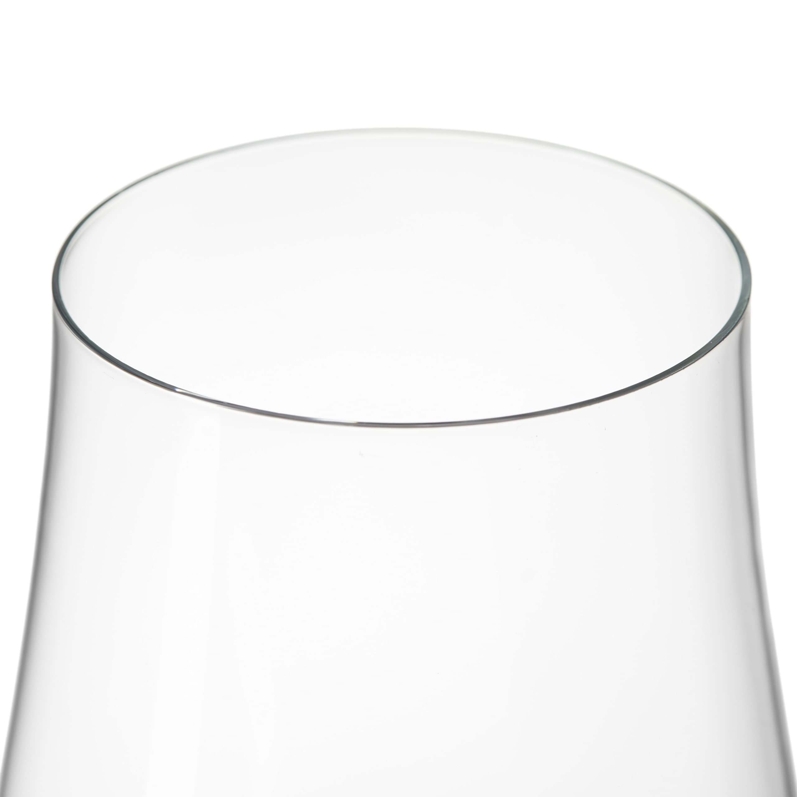 LEONARDO HOME Brunelli Sekt-Gläser 6er Set • spülmaschinenfeste Prosecco-Kelche • Champagner-Glas mit gezogenem Stiel • Schaum-Wein Gläser • 340 ml • 066408
