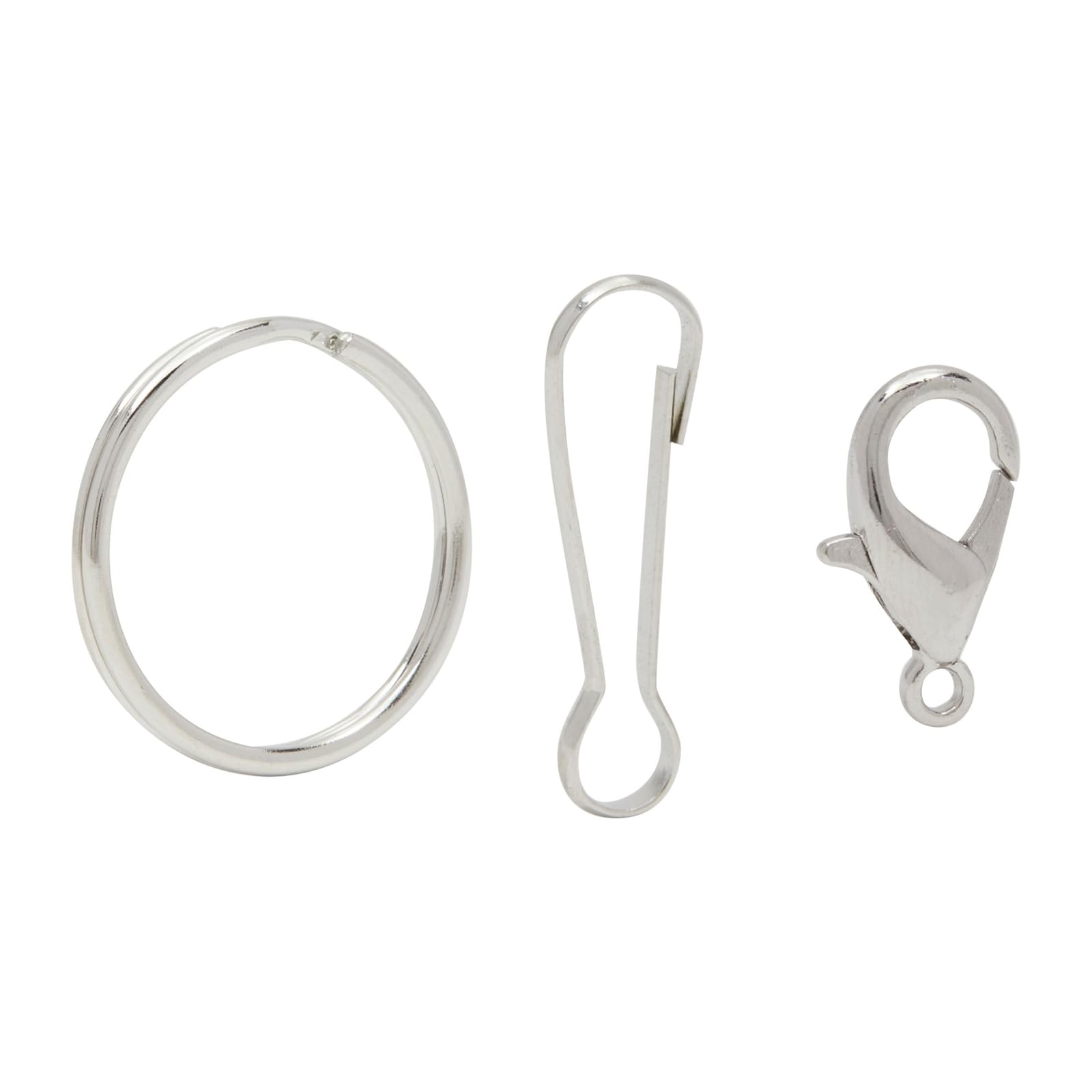 Bright Creations 30 Colors of Gimp Plastic Lace Lanyard Cord for Friendship Bracelets, with Keychain Rings, Snap Hooks, Lobster Clasps (90 Pieces) - Image 4