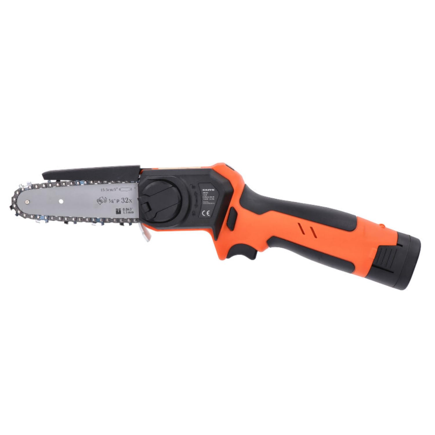 ANOVA - Sierra de poda a batería | 380 W | 14,4 V | 0,70 KG | Longitud Corte 15,5 CM - 5" | para Poda y Corte de Ramas en Frutales y Jardín | Diseño Robusto