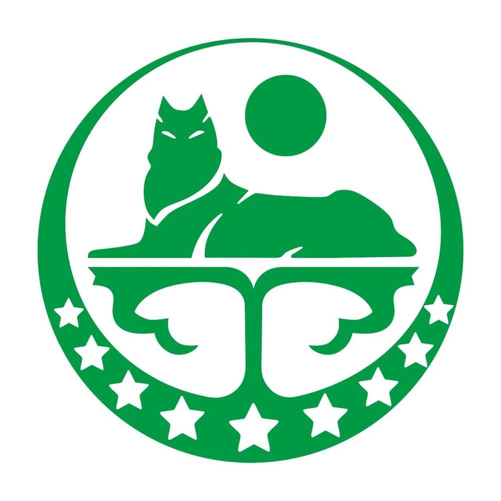 Chechen Wolf Car Sticker Vinyl Decal for Auto Car Stickers Styling Car Decoration(Green,15x15cm)