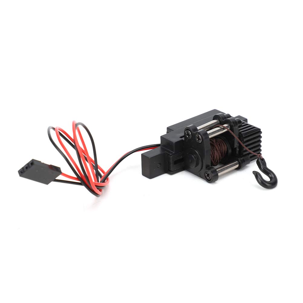 C34 RC Auto Automatische Winde, Kunststoff Metall Automatische Winde Upgrade Teile Zubehör Passend für Windenkrane für 1/16 RC Auto WPL C34 C34K C34KM Hebekrane