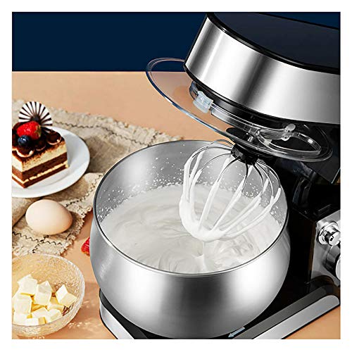 Küchenmaschine Knetmaschine 1200W Knetmaschine Nudelmaschine Schüssel Teigmaschine Rührmaschine 6-Gang Geschwind mit 5L… – Bild 5