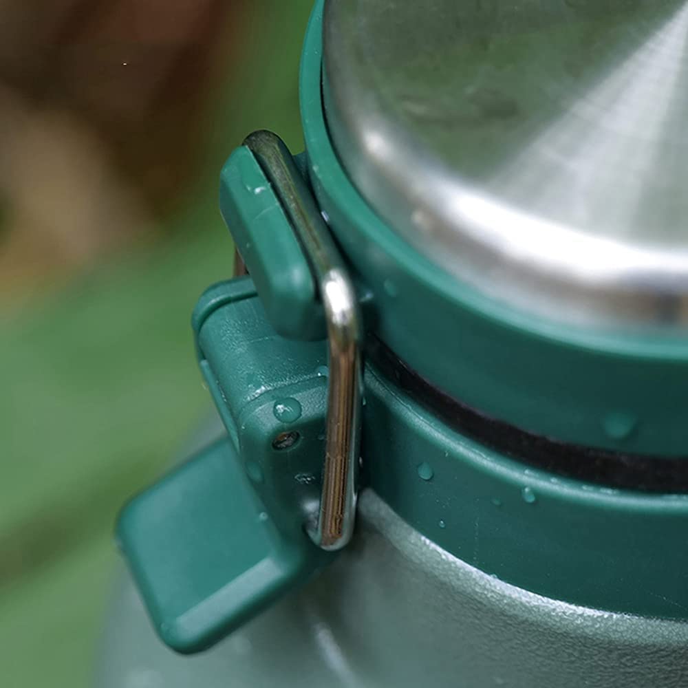 Calentador de matraces, Botella aislada al vacío Que Mantiene el líquido Caliente/frío, Termo de Boca Ancha, Alpinismo al Aire Libre, matraz de Acero Inoxidable
