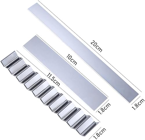 Miniatura 2 de Cuchilla de corte de arcilla, cortadores flexibles de arcilla polimérica de acero inoxidable, herramientas de corte de arcilla polimérica para