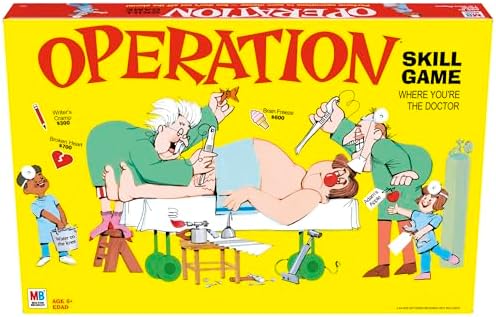 Hasbro Gaming Kid Milton Bradley Classic Operation Skill Game