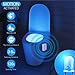 Toilet Bowl Light, Motion Sensor Night Light, 16 Colors LED UV Toilet Night Light with 2 Aromatherapy tablets, Color Changing Toilet Light for Bathroom, Fits any Toilet, Perfect for Kids and Adults