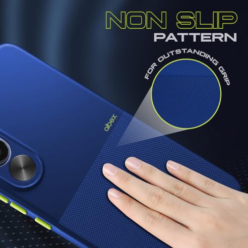 Image of AIBEX Premium Back Cover Case Compatible for OnePlus Nord CE 6 Lite 5G / Realme P4X 5G|Scratch & Drop Tested Shockproof Matte Texture Case with Soft Microfibre Lining|Slim Fit Cover - Blue