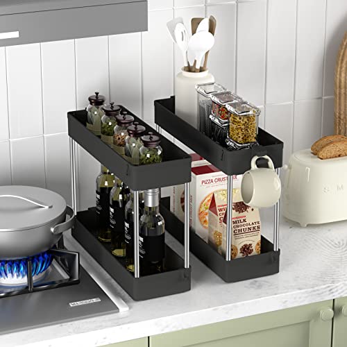 Ronlap Carrello di stoccaggio sottile a 4 livelli