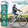 Movcan V80 Electric Bike, 1000W Motor 28MPH Ebike, 48V 13Ah Removeable Battery, 26'' City Cruiser Adult Electric Bicycles up to 70 Miles, 7-Speed Dual Disc Brake, Mountain E Bike for Commuting #5