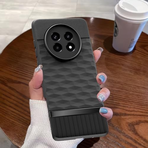 Image of Outlouders Bumper Case for Realme 13 Pro / 13 Pro Plus 5G | Full Camera Protection | TPU Soft Flexible Shockproof Back Cover (Black)