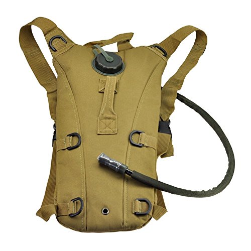 Vivi Ours d'eau d'hydratation de 3L Sac à dos de vélo et de vélo Bouche Eau vessie Sac extérieur militaire tactique Sacs à dos pour motards Cover