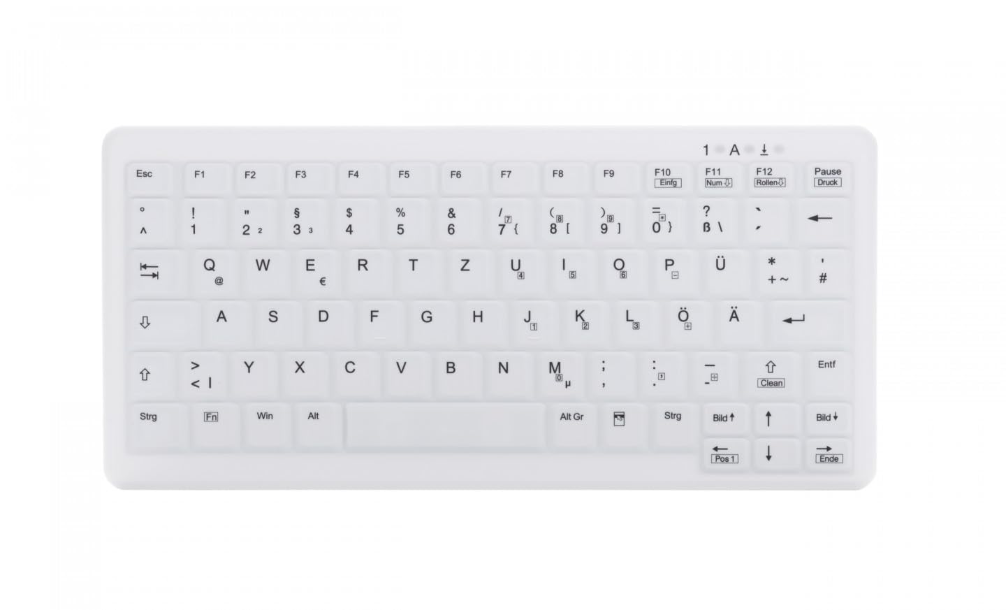 Active Key AK-C4110 - Teclado desinfectable (inalámbrico, Totalmente Sellado, IP68)