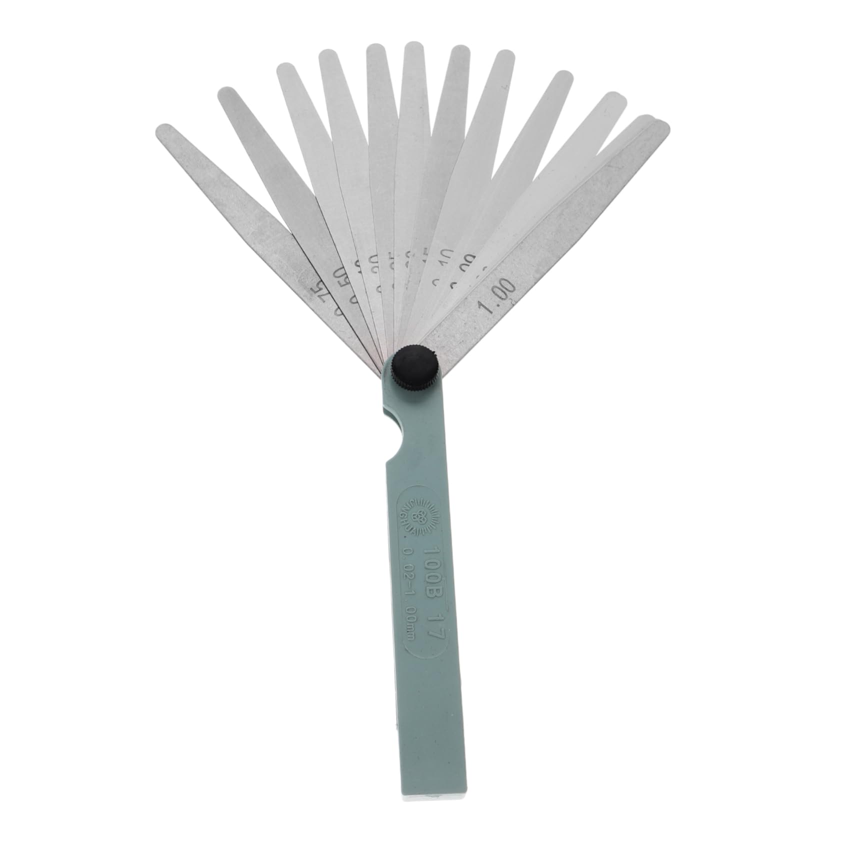 MUCKLILY 1 Set Feeler Gauge Gap Piece Gap Width Measuring Tool Thickness Gauge Valve Thickness Measuring Gauge Gap Measuring Tool Valve Thickness Measuring Tool Silver Stainless Steel