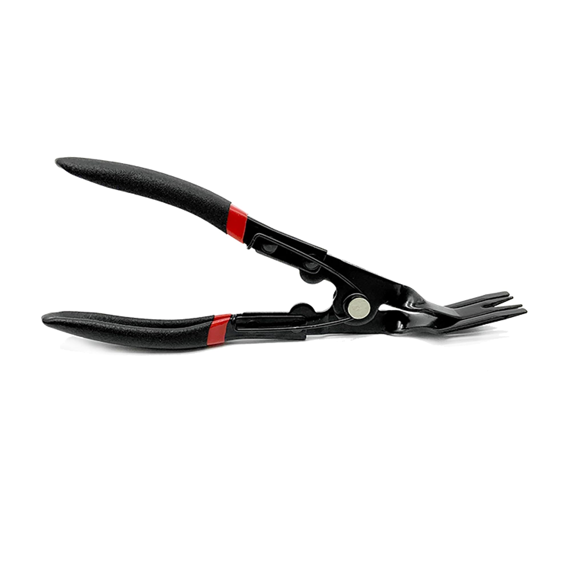 Panel Clip Removal Plier, Automotive Door Panel Upholstery Trim Clip Removal Tool, Remove Push Pin and Press in Trim Clip Fasteners Lift Action Plier (Black)