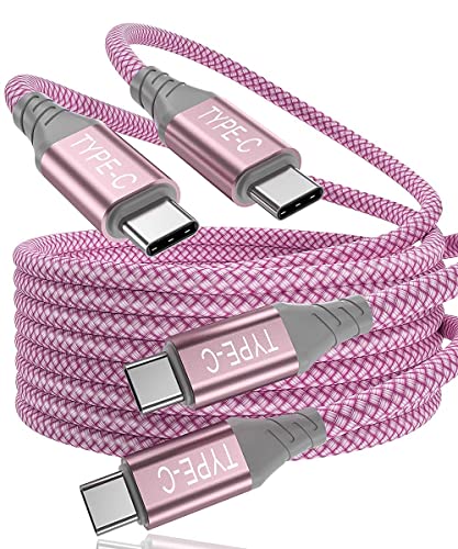 Meboyz USB Type C ケーブル 100W，USB-C＆USB-C ケーブル 3m/2本セットHuawei Matebook Xperia Sony MacBook Pro Mac M1,S21 21,Samsung