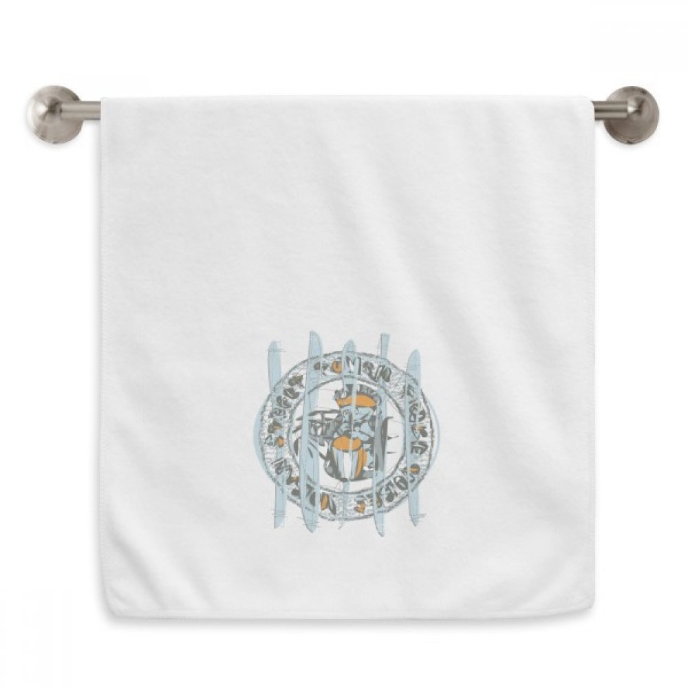 Serviettes débarbouillettes cartoon blanches anti-odeur et ultra absorbantes pour le sport et bain