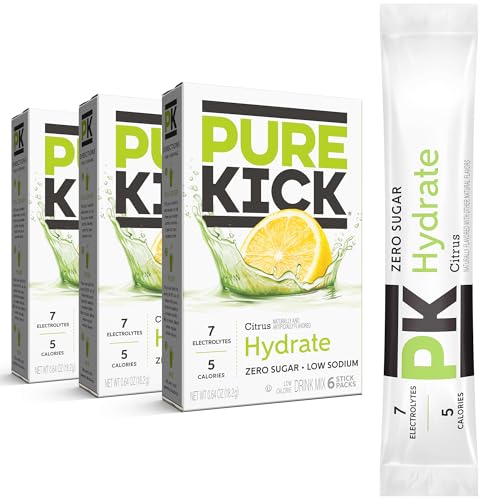 Pure Kick Concord Grape Singles To Go Hydration Mix - Pack of 6 Boxes image 4