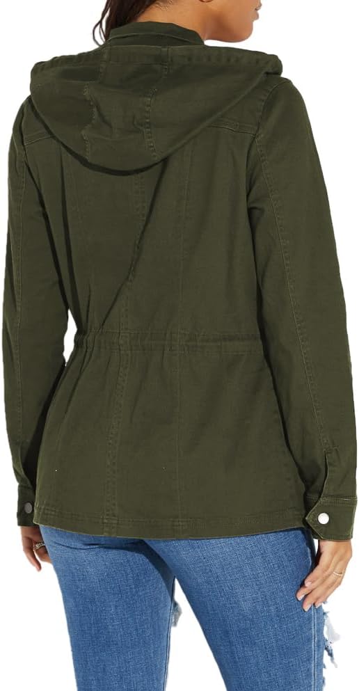 sexycherry Casual Jackets for Women Full Zip Up Long Sleeve Lightweight Outwear Bomber Coats with Pockets - Image 2