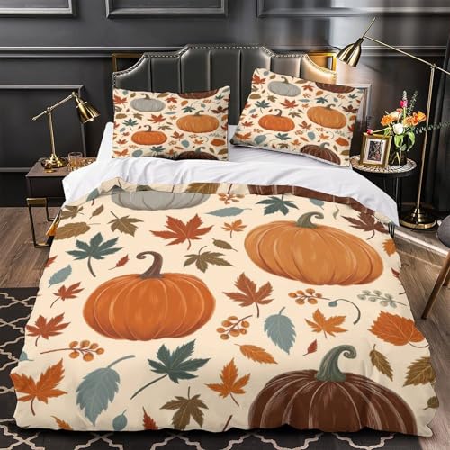 Housse de couette citrouille hypoallergique contre les allergies - 2