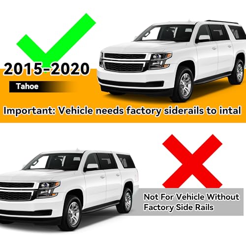 Flycle ROOF RACK CROSSBARS Max Loadig 330 Lbs Flycle Roof Rack Thick Aluminum Crossbars For 2015-2020 Tahoe Cargo Bars Load Capacity Anti-Theft Lock Fit Luggage Luggage Kayaks Bicycles Snowboard Canoe Carrier Cargo Bag thumb #3