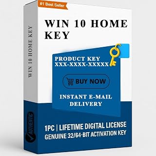 WIN 10 Professional (PRO) Lifetime Digital License, 1 PC Activation Key, 32/64-Bit Compatible, Instant Email Delivery, Unl... Price In India