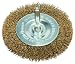 Produktbild Bosch 1x PRO Brass-Coated Steel Longlife Scheibenbürste, gewellter Draht für 6mm-Zylinderschaft und Bohrer (Ø 75 mm, Professional Zubehör Bohrmaschine/Schrauber)