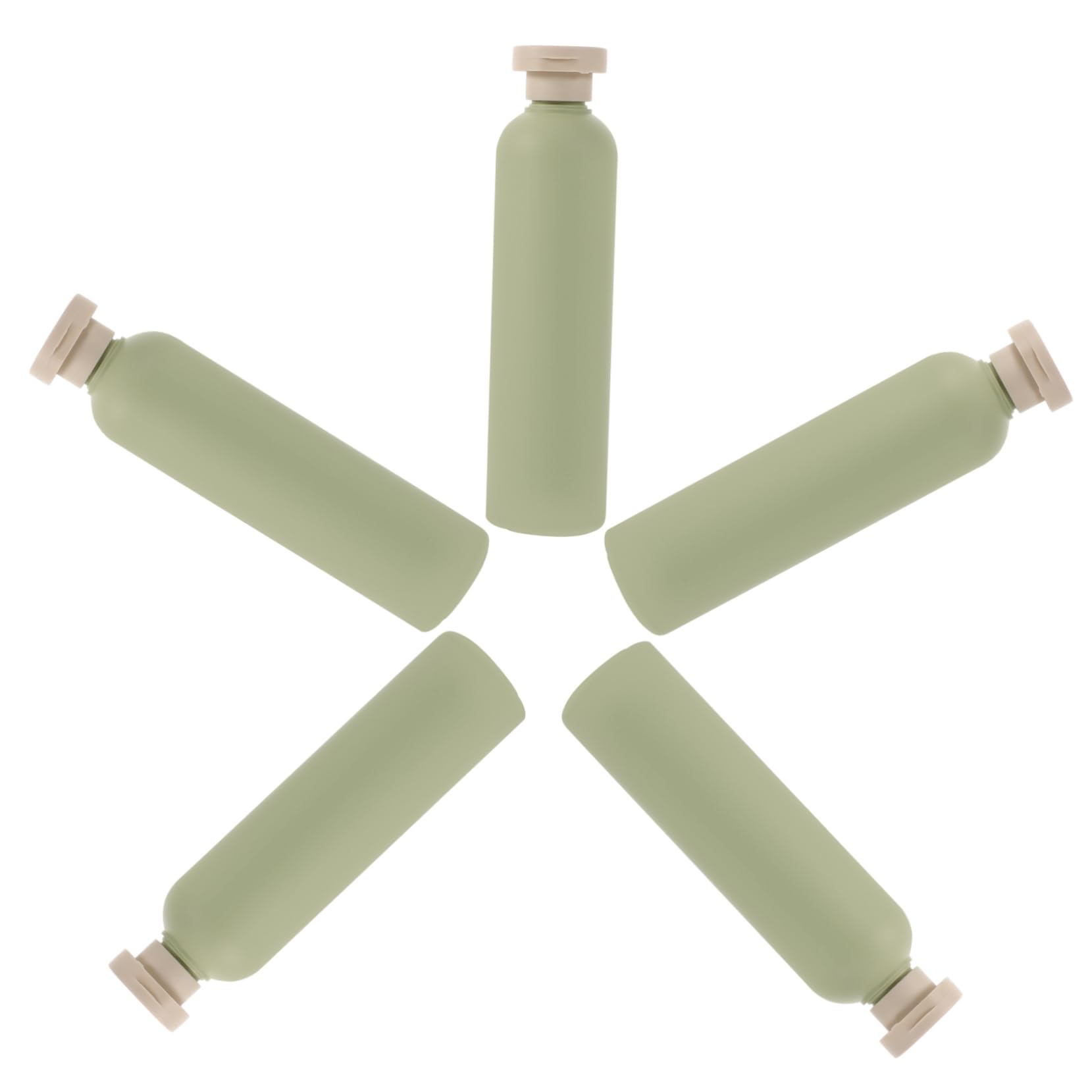 BESTYASH 2 Set Bottiglie Ricaricabili Con Flip Per Lozioni E Shampoo Bottiglie Vuote Viaggio Per Casa E Hotel 5 Pezzi*2