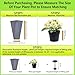 Axcoix 2 Pack Adjustable Height Plant Risers for Inside Pots, 12-21
