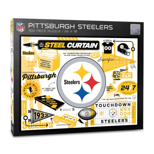 YouTheFan NFL Pittsburgh Steelers Scrapbook Puzzle