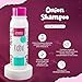 Kaba Onion Shampoo de Cebolla for Hair Growth, Sulfate-Free, Paraben-Free, Stimulates Hair Regrowth, Reduces Hair Loss, Deep Scalp Cleanse, All Hair Types - 500 ML