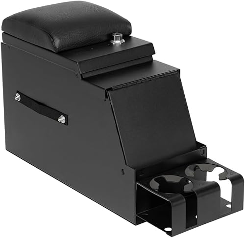 Tuffy consola de seguridad estéreo de lujo de 8 pulgadas de ancho