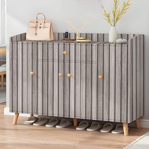 Papel tapiz de vinilo gris de listones de madera autoadhesivo extraíble para decoración de pared 7