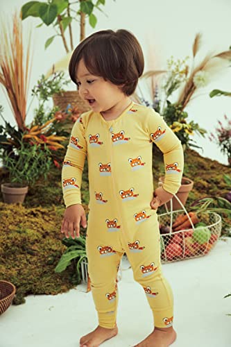 moimoln Modal Cotton Infant Toddler Boys Girls One-Piece Snug fit Romper Playsuits3