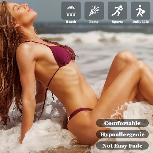 4 Pairs 14G G23 Titanium Nipple Rings for Women Heart Nipple Barbell Tongue Rings CZ Nipple Ring Set Cute Bow Nipplerings Piercing Jewelry 6