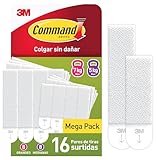 Command Tiras Adhesivas para Colgar Cuadros, Espejos y Otros Adornos - Colgar sin Agujeros ni Taladrar