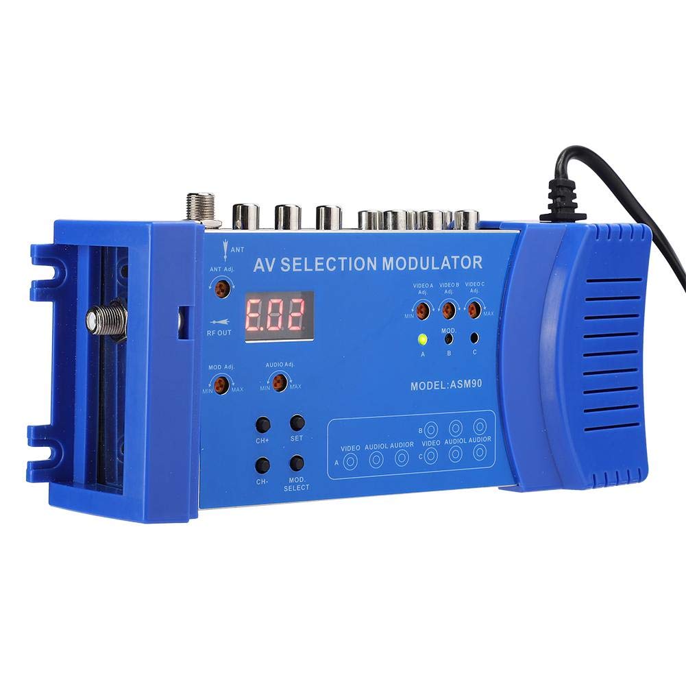 PUSOKEI Modulatore Domestico Digitale Doppia Banda VHF UHF Standard TV Pal NTSC