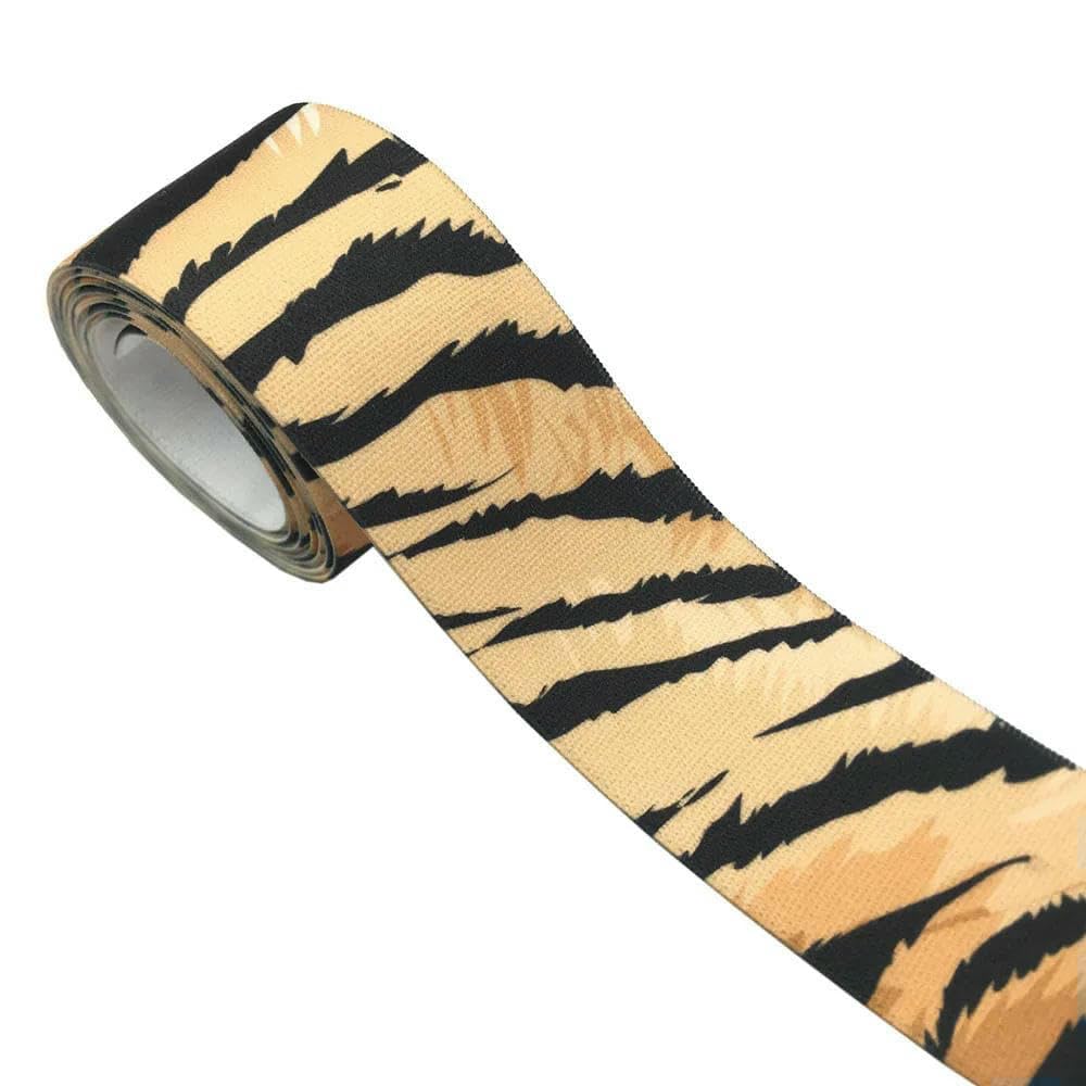 Correas elásticas con estampado de leopardo de colores, 2, 5 y 10 metros, 25 mm y 38 mm, para bricolaje, accesorios de costura para cinturones - GE045-10 metros y 38 mm - como se muestra