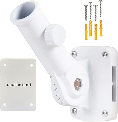 NQ Flag Pole Holder Adjustable, Flag Pole Bracket for Outside