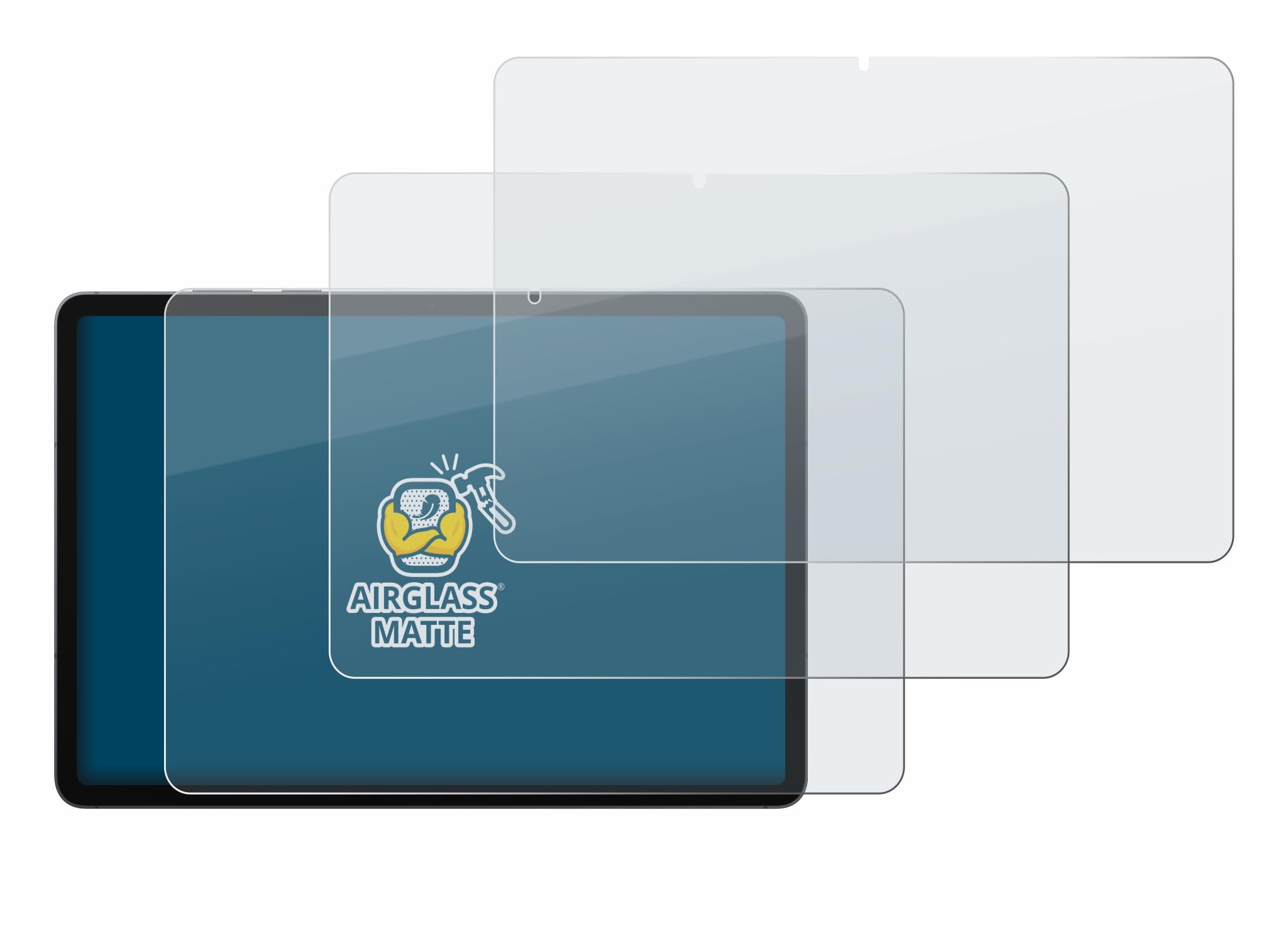 BROTECT 3 Stück Schutzglas für Samsung Galaxy Tab S11 | Entspiegelnder Displayschutz Made in Germany, Schutzfolie Matt Anti-Reflex Kratzfest 9H Anti-Fingerprint Einfache Montage